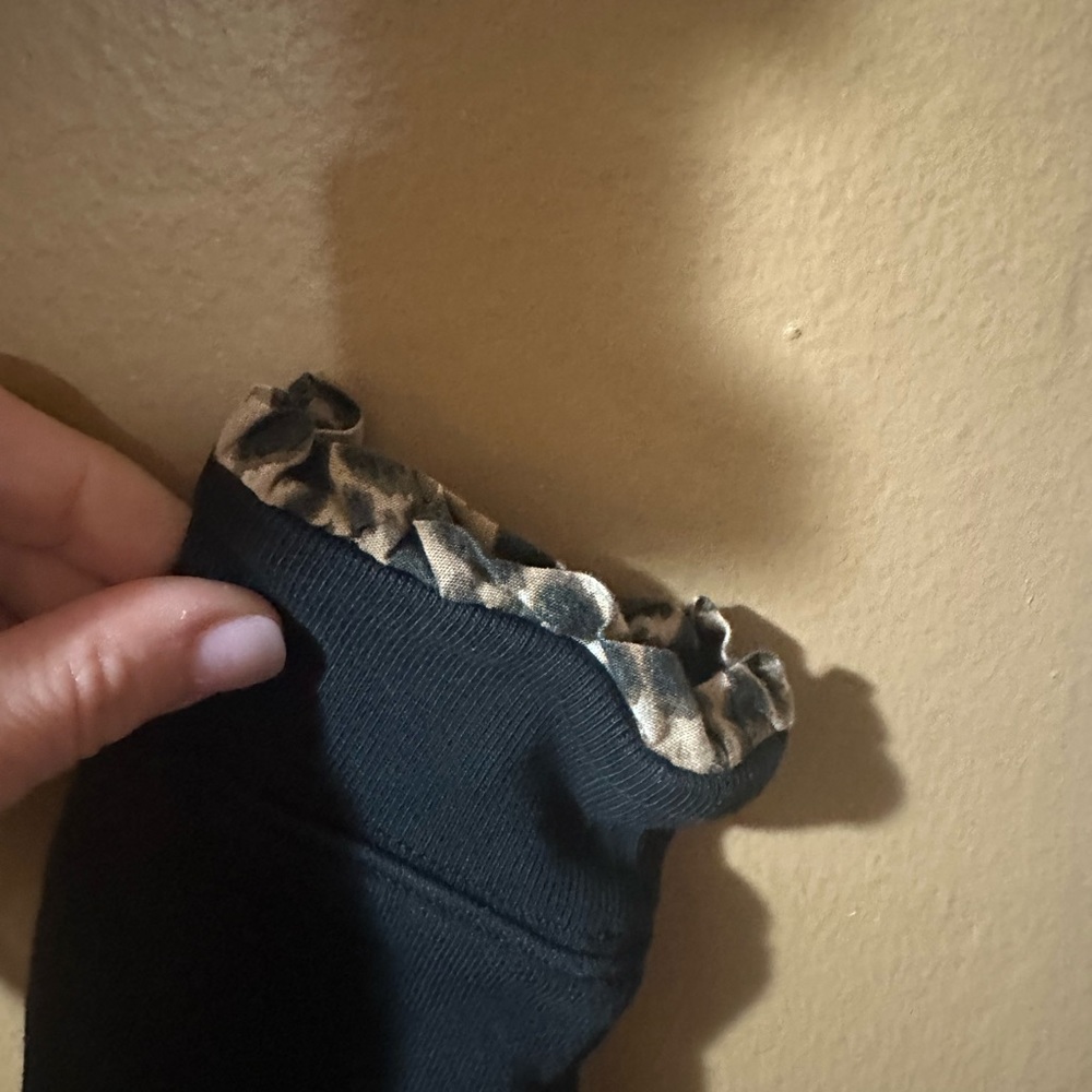J. Crew Leopard Ruffle Neck Pull Over - Picture 6 of 10